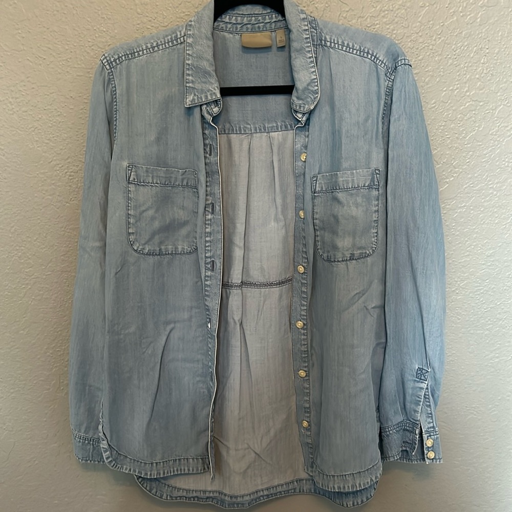 Athleta Tencel Button Up shirt